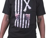 Dissizit! Mens Black Free Country Prison Bars American Cross Bones Flag ... - £14.13 GBP