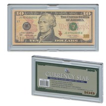 Deluxe Currency Slab Case Banknote Money Holder For Us Dollar Bills Quantity 5 - £22.02 GBP