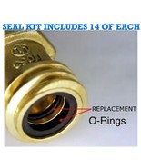 14 SEAL KIT FEMALE COUPLER PROPANE TANK FORKLIFT BUFFER REGO 7141M GASKE... - $377.48 MXN