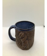 Vintage Handmade Clay Golfing Mug Cup Signed 1983 N.A. Eastman tea coffe... - $254.51 MXN