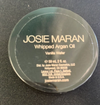 Josie Maran Whipped Argan Oil Body Butter vanilla water  2oz Sealed - £9.48 GBP