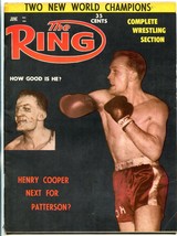 The Ring Magazine June 1961 HENRY COOPER COVER EMILE GRIFFITH VG - £34.69 GBP