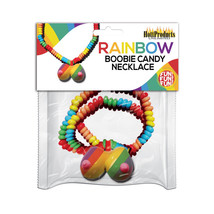 Rainbow Boobie Candy Necklace - $8.15