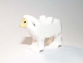 Building Block White Sheep Lamb animals Minifigure Custom - £2.43 GBP
