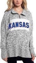 Kansas Jayhawks Sweater, chicka-d Ladies Cozy Fleece Sweater/Pullover/Sweatshirt - £8.80 GBP