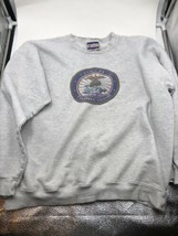 Vintage Hanes Ultimate Cotton Sweat Shirt Navy USS John C Stennis Size L... - $24.74