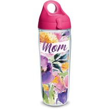 Tervis Mom Large Blooms 24 oz. Water Bottle W/ Lid Mother Floral Gift NEW - £13.61 GBP