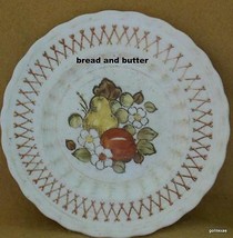 Vintage Mid Century Metlox Vernonware S2 Bread Butter Plate  Fruit Basket 6 5/8&quot; - £10.90 GBP