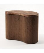 interoknack Designer Travertine Entryway Cabinet  Vintage Curved Fluted... - $1,999.00