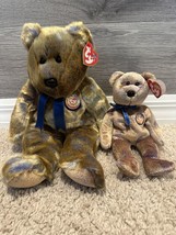 Ty 2000 Classic Beanie Babies Buddy &amp; Beanie Baby Clubby III Bear Plush ... - £12.88 GBP