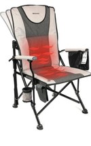 - Fully Padded Camp Chairs for Outdoor Sports - Grey Heated Camping Chair - $169.28