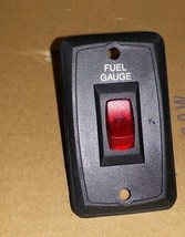 RED RV SIGMA 700601 FUEL GAUGE BLACK TOGGLE SWITCH LIGHTED 1 SWITCH NEW - $16.31