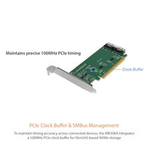 Icy Dock MB308A EXLINK MB308A PCIE 4.0 X16 NVME ADAPTER CARD WITH 2 X SL... - $372.92
