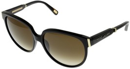 Marc Jacobs Sunglasses Women Black Brown Rectangular MJ298/S 807CC - £148.55 GBP