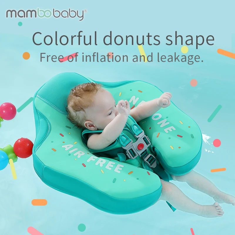 Dropshipper  Mambobaby Non Inflatable Baby Swim Float Chest Swimming Ring - £70.49 GBP+