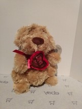Valentine Heart Full of Love Puppy Dog Plush - 8&quot; by American Greetings - £6.59 GBP