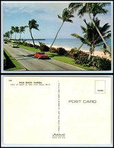 FLORIDA Postcard - Palm Beach, Showing Beach &amp; Ocean Boulevard S33 - £2.33 GBP