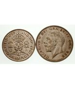 Great Britain 1936 - 1942 Lot of 2 Silver Coins XF - AU Condition - $631.07 MXN