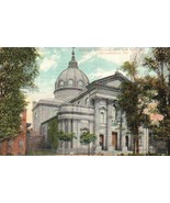 ANTIQUE POSTCARD Catholic Cathedral 18th &amp; Rau St. Philadelphia PA STAMP... - £4.68 GBP