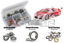 RCScrewZ Rubber Shielded Bearing Kit sch037r for Schumacher Mi8 1/10th #K195/196 - £39.04 GBP