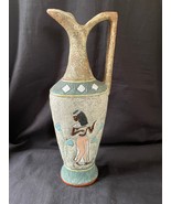 Bresciani - Arco Gardasee Italian Pottery Vintage Egyptian Amphora Vase - £78.22 GBP