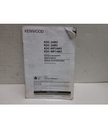 Kenwood KDC-248U, KDC-208U, KDC-MP248U, KDC-MP148U owners instruction ma... - $13.64 CAD