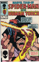 Marvel Team-Up Comic Book Spider-Man and Human Torch #147 Marvel 1984 VE... - $3.25