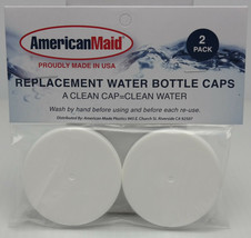 American Maid Replacement Water Bottle Caps 2 Pack 53mm for 3 or 5 gallon jugs - £6.86 GBP
