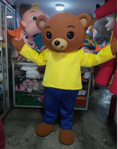 New Bam Bear Plim Mascot Costume Character Cosplay Halloween Party Event - $390.00