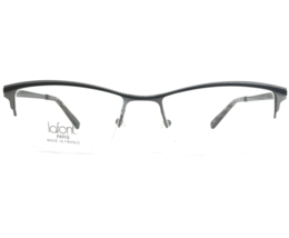 Jean Lafont Eyeglasses Frames MALTE 205 Black Gray Rectangular 52-17-136 - £109.79 GBP