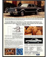 1974 Magazine Car Print Ad - MERCURY Monarch Ghia 4 Dr Sedan, 2 Dr Coupe A7 - $10.63 CAD