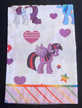 My Little Pony twin flat sheet 2014 Twilight Sparkle Pinkie Pie Rainbow Dash - £11.00 GBP