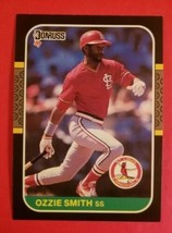 1987 Donruss Ozzie  Smith #60 St. Louis Cardinals FREE SHIPPING - £1.41 GBP