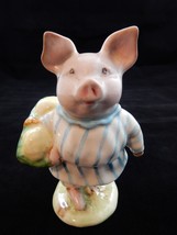 Beatrix Potter Little Pig Robinson w/BP2 Beswick Gold Oval   RARE - £79.92 GBP