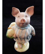 Beatrix Potter Little Pig Robinson w/BP2 Beswick Gold Oval   RARE - $99.99