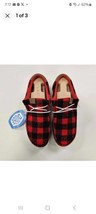 Hey Dude Men&#39;s Wally Buffalo Plaid Red Shoes New No Lid Men&#39;s Size 10 - $56.09