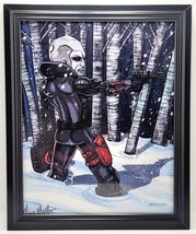 Framed Autographed Art Print of &quot;Destro&quot; by Mark Melton-FM1 - £18.68 GBP