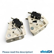  OEM Whirlpool MW Interlock w/Switches Set 2 W11187757 W11197766 - $18.95