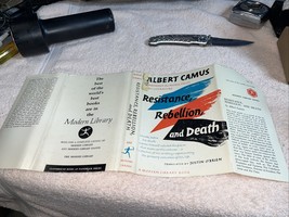 Resistance, Rebellion, and Death by Albert Camus Dust Jacket Only - $8.00