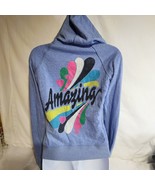 Victoria’s Secret Pink Light blue full zip hoodie Amazing size S/P - £11.33 GBP