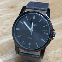 Titanium Brand Mens Black Brown Singapore Movt Analog Quartz Watch~New Battery - £9.42 GBP
