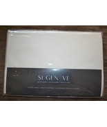 St. Geneve Regency King Duxiana Fitted Sheet -  Cream Sateen Giza Cotton - £562.74 GBP