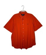 Ralph Lauren Shirt Mens 2XL Orange Classic Fit Green Pony Logo Button Up... - $33.83 CAD