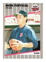 1989 Fleer #123 Mark Portugal Minnesota Twins - £3.91 GBP