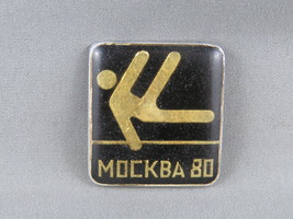 Moscow 1980 Olympic Pin - Gymnastics Event - Celluloid Pin - $15.00
