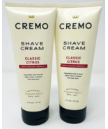 Lot of 2 Cremo Shave Cream Classic Citrus Moisturizing Formula 6oz Men&#39;s - $355.74 MXN