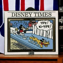 Disney Pin - Disney Times: The First Mickey Mouse Sunday Comic Strip Fro... - $14.84