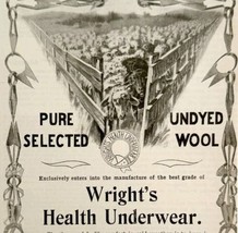 Wright&#39;s Health Wool Underwear 1897 Advertisement Victorian Clothing ADB... - £19.63 GBP