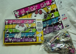 ROSEART Peanuts SNOOPY JOE COOL JIGSAW PUZZLE 500 Pieces W/ Poster NEW - $16.34