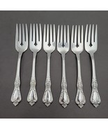 Set of 6 Oneida Salad Fork KENNETT Square Distinction Deluxe STAINLESS S... - €35,06 EUR